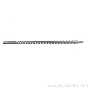 Bimetallic screw for injection moulding machine